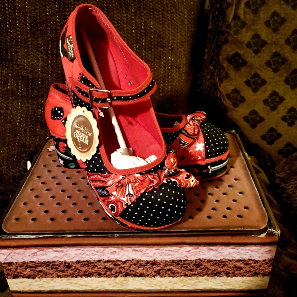 Hot Chocolate Design Rockabilly Platforms US 8